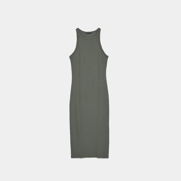 Zara | Dresses | Nwt Zara Ribbed Halter 